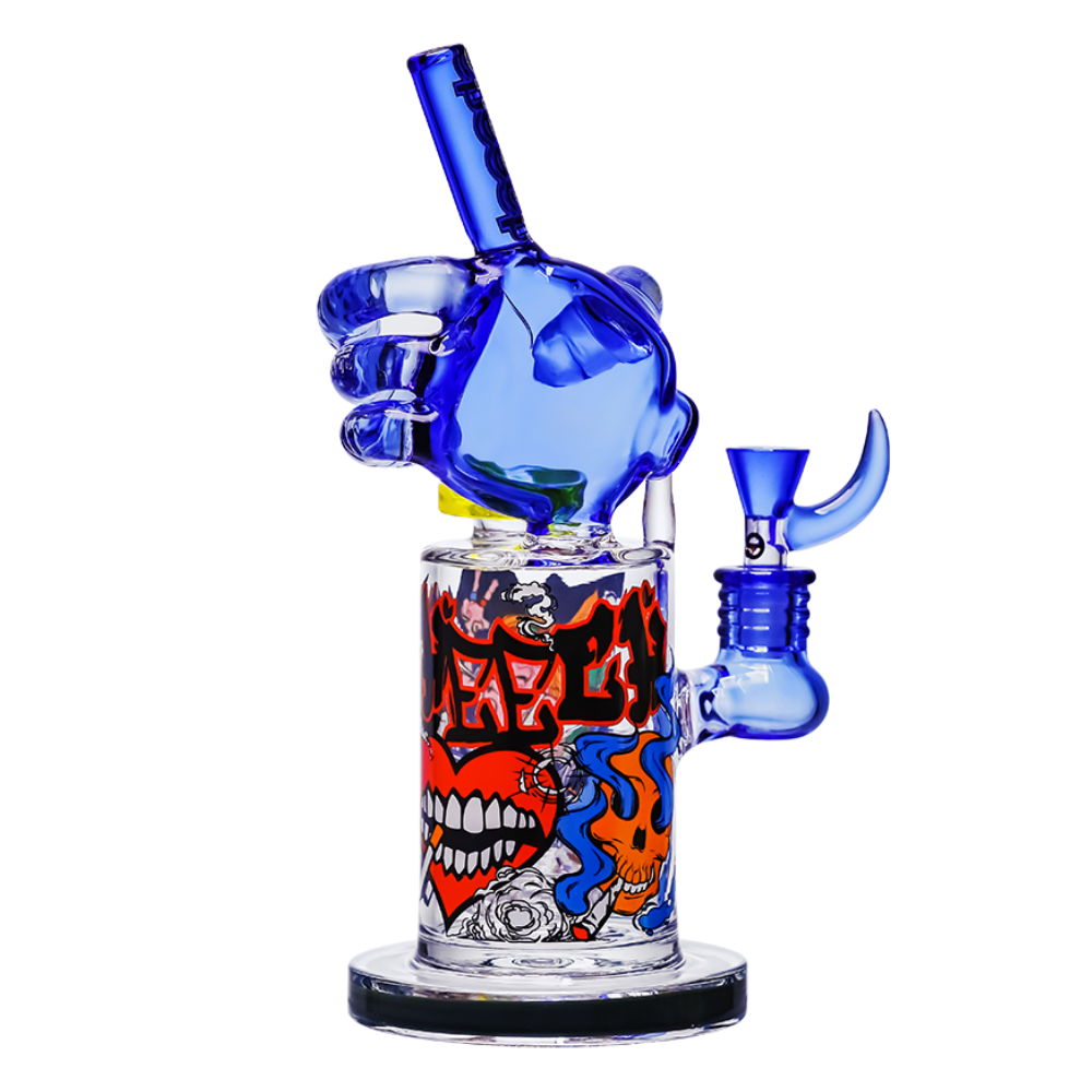 11" Cheech The Dude Glass Bong