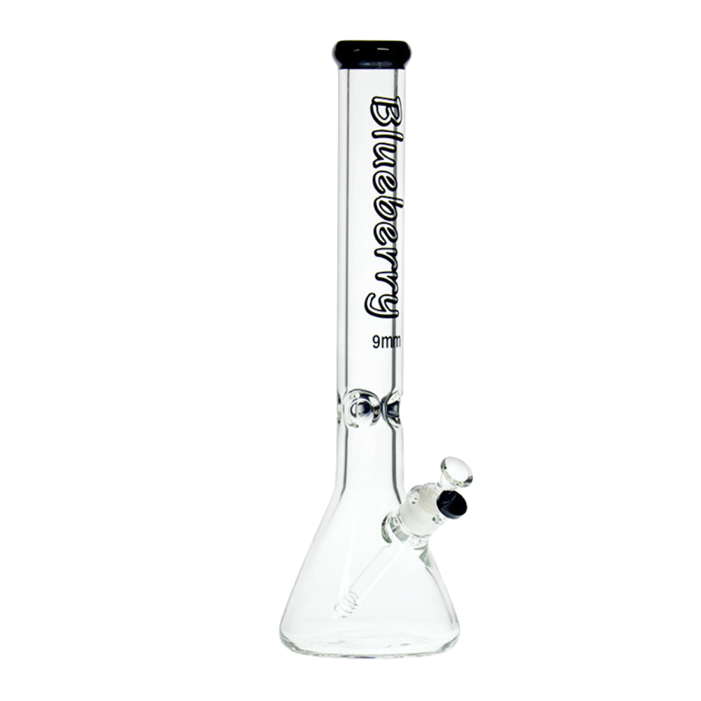 18" 9mm Blueberry Classic Beaker Bong - Black