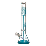 18" 9mm Marley Clear Tree Beaker - Sky Blue