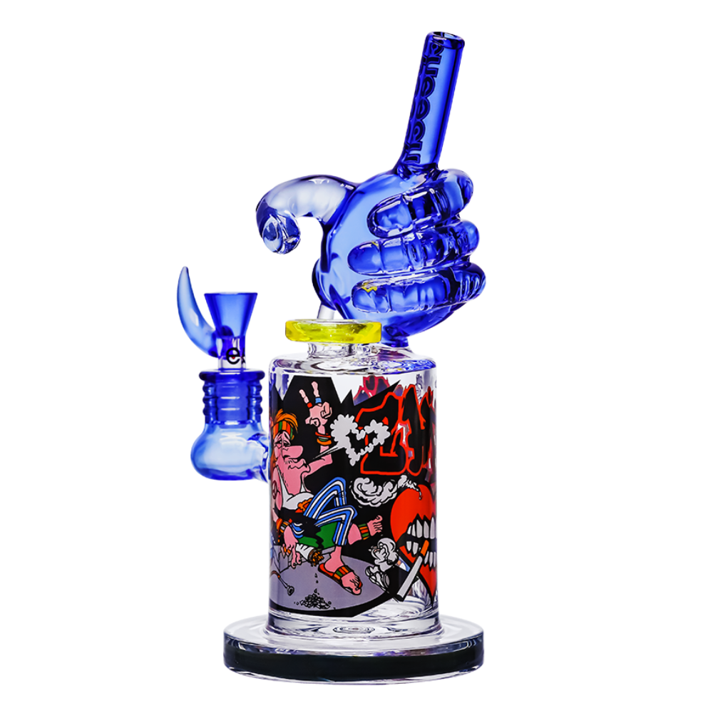 11" Cheech The Dude Glass Bong