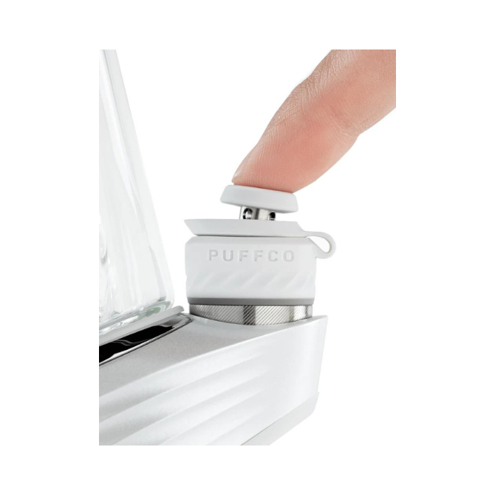 Puffco Peak Pro Smart E-Rig Vaporizer w/ Joystick Cap - Pearl