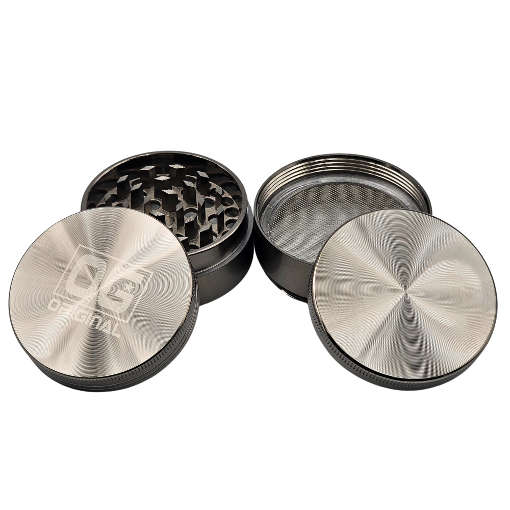 OG Original 56mm 4pc Grinder - White Nickel
