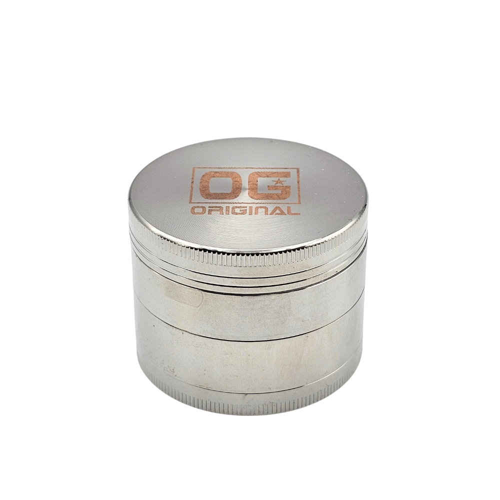 OG Original 56mm 4pc Grinder - White Nickel
