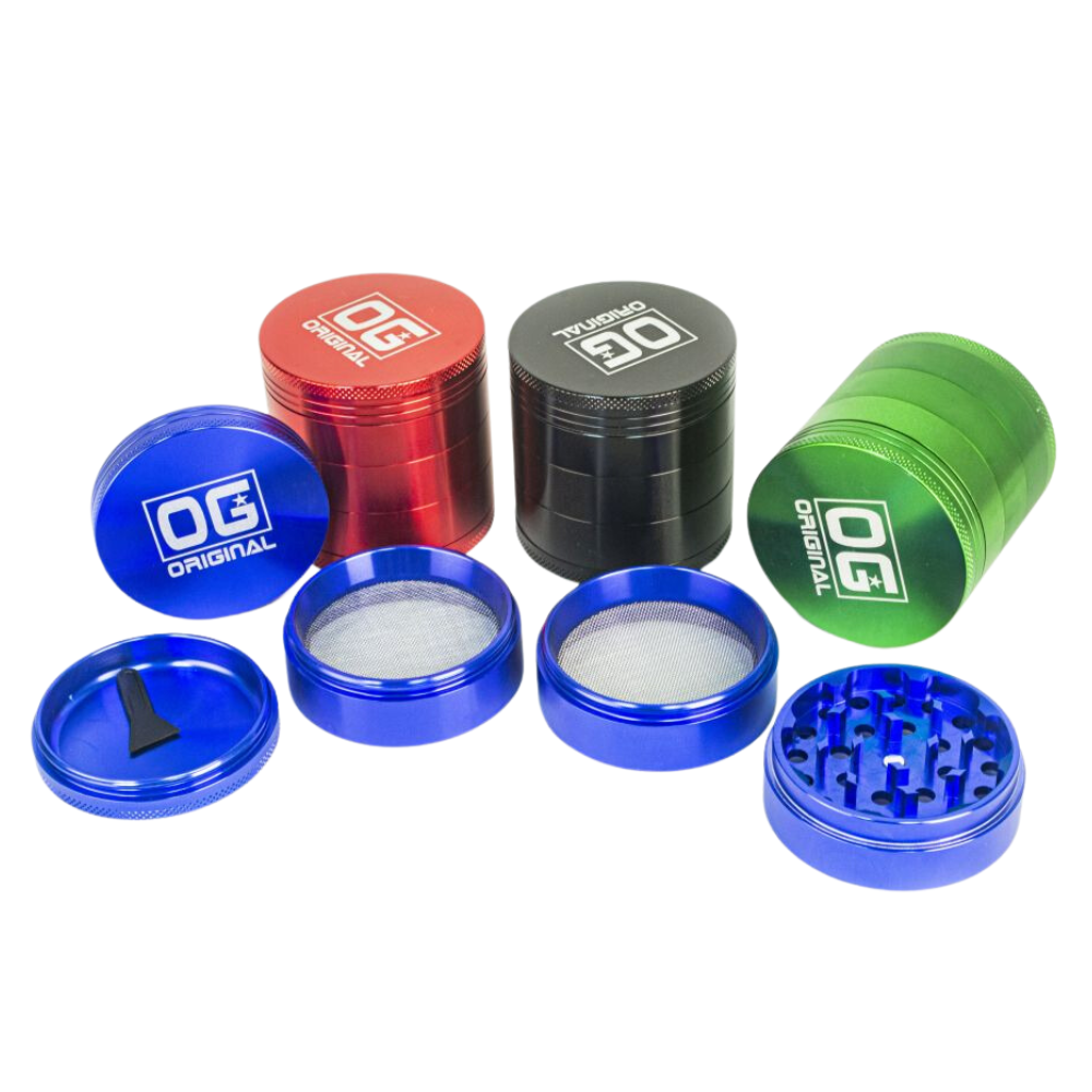 OG Original 63mm 4pc Grinder - Red