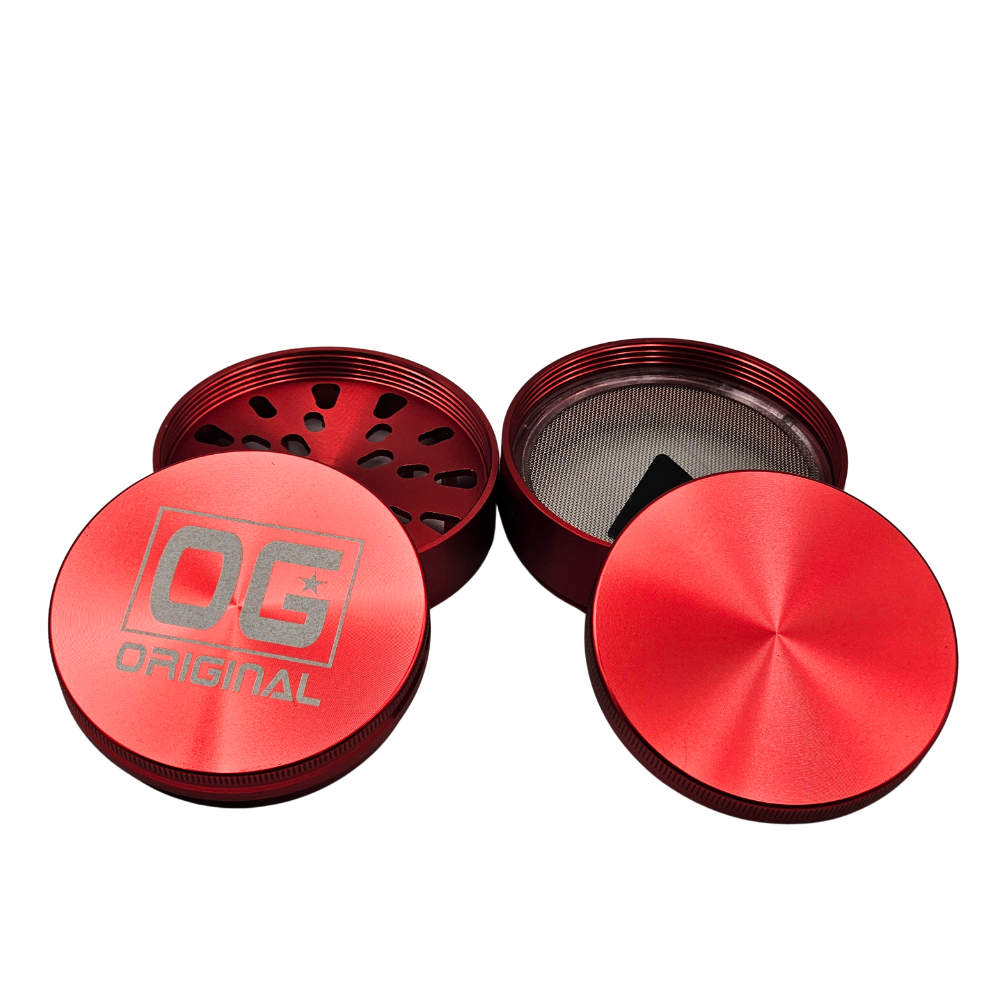OG Original 70mm 4pc Grinder - Red