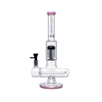 13" Legendary Inline With Tree Perc Glass Bong - Pink