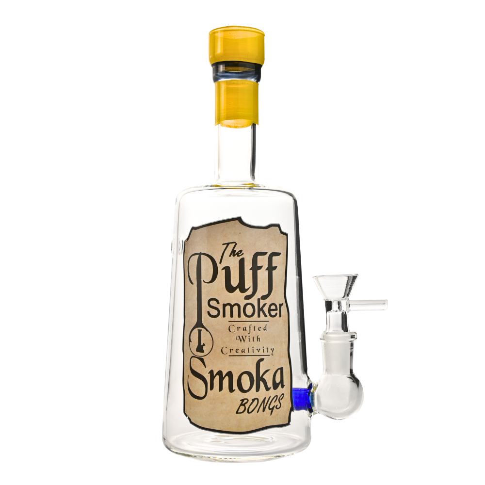 9" Classic Spirits Glass Bong - Puff Smoker