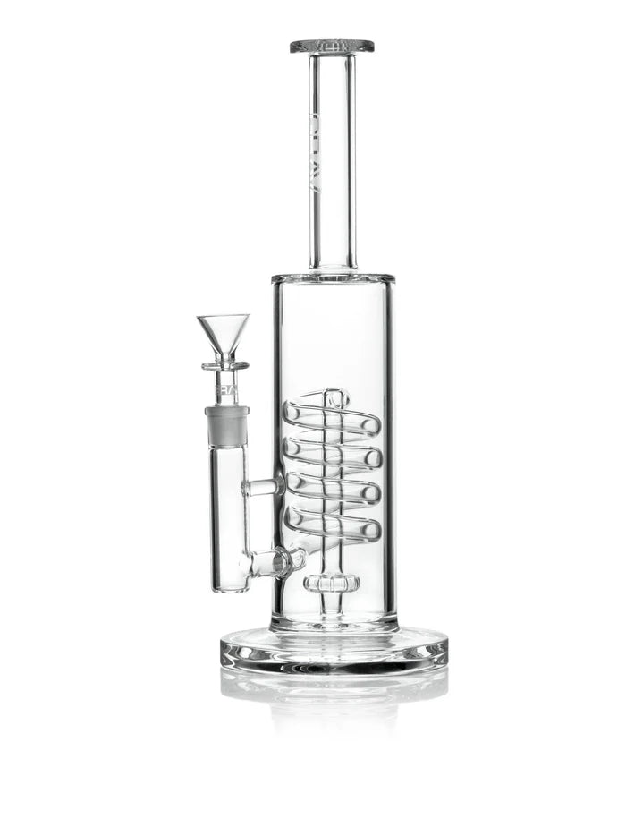 12.5" Grav Clear Coil Showerhead Waterpipe