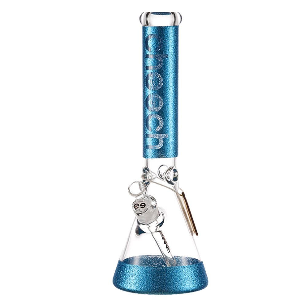 16" Cheech Glitter Shiny Beaker - Blue